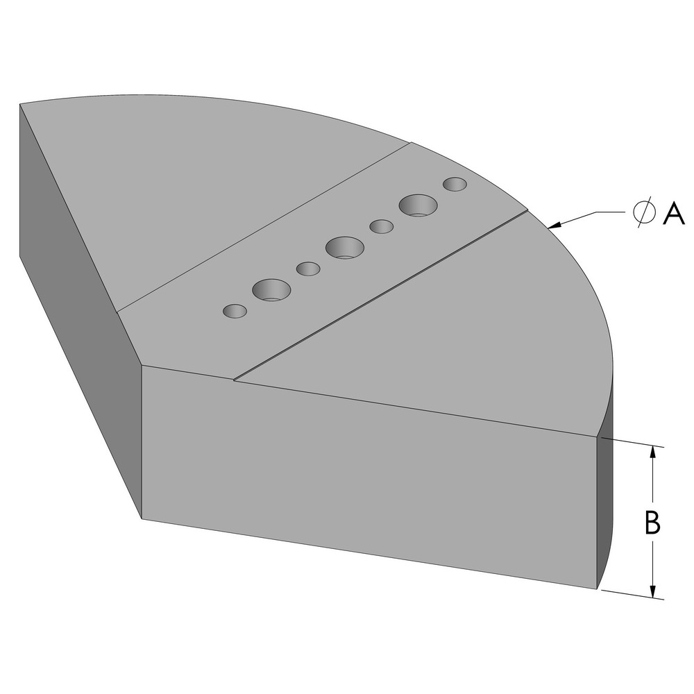 Abbott Workholding Products Soft Lathe Chuck Jaw 9.75" Max Capacity