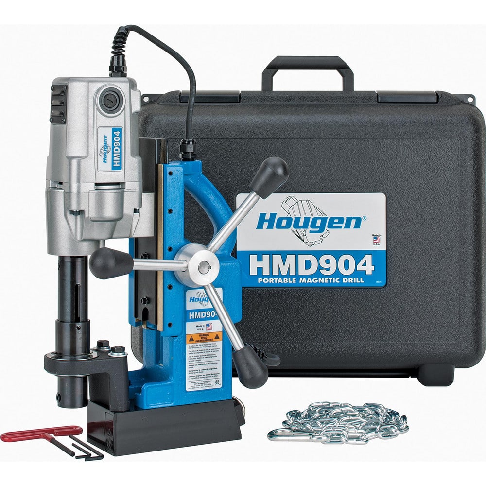 Hougen 904104 Corded Magnetic Drill: 2" Travel, 450 RPM 