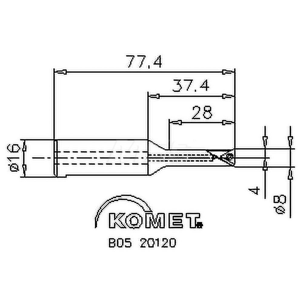 Komet 8 Mm Boring Bar