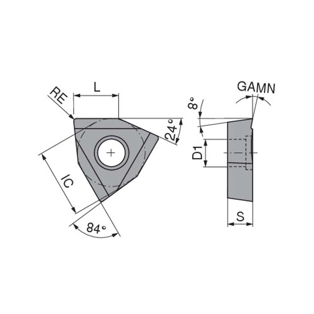 Komet Boring Insert WOHX02T001G12 BK8440, Solid Carbide MSC