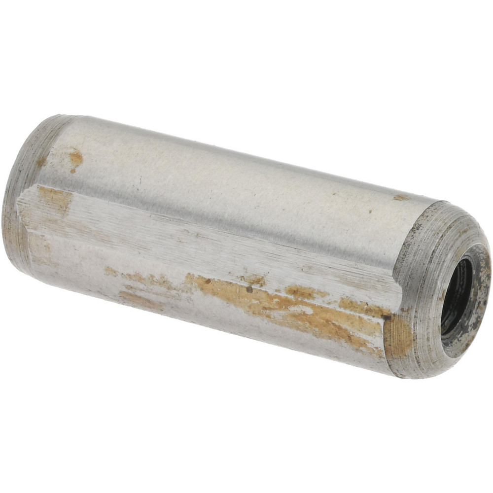 Flat Vent Pull Out Dowel Pin: 3/8 x 1", Case Hardened Steel, Grade C-1215