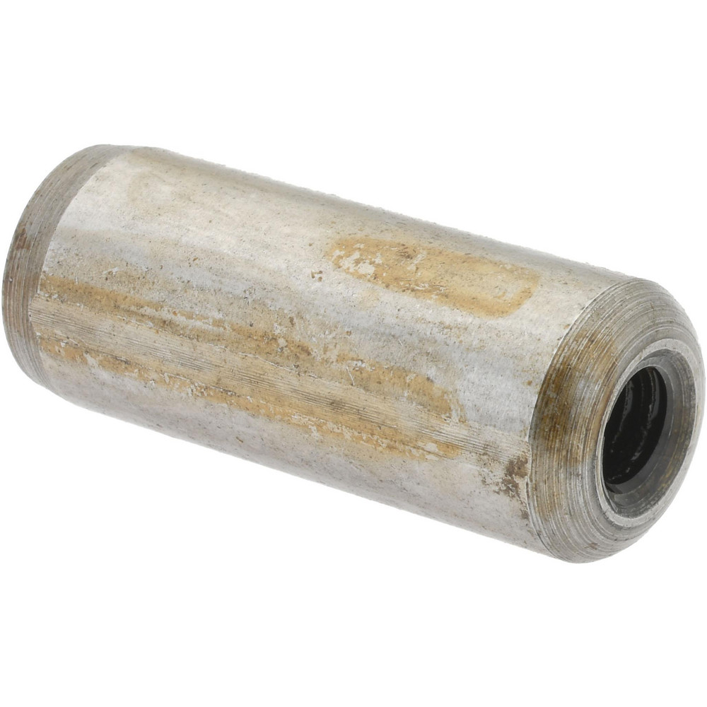 Flat Vent Pull Out Dowel Pin: 1/2 x 1-1/4", Case Hardened Steel, Grade C-1215