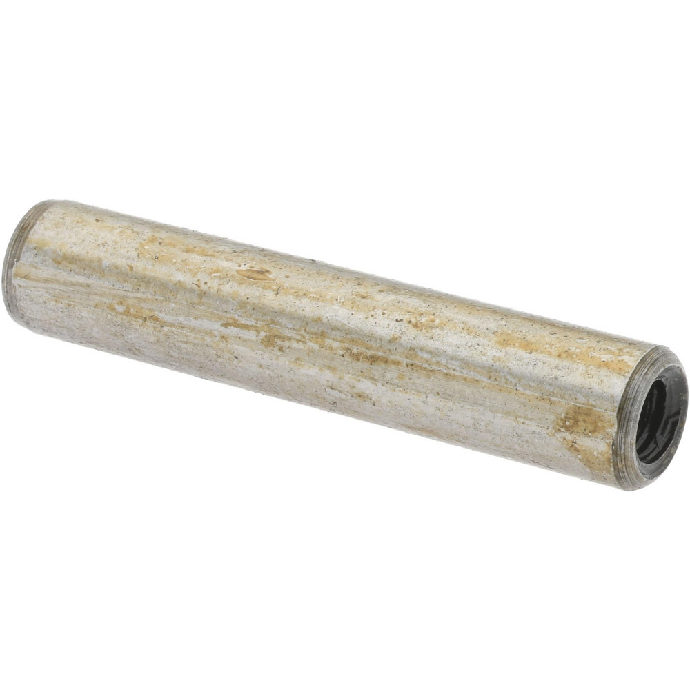 Flat Vent Pull Out Dowel Pin: 1/4 x 1-1/4", Case Hardened Steel, Grade C-1215