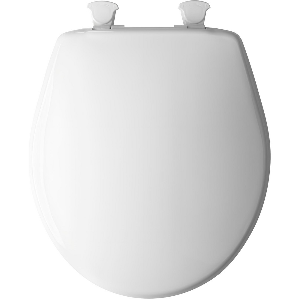 Bemis Toilet Seats; Type Closed, Standard; Style Elongated; Material Plastic; Color Almond