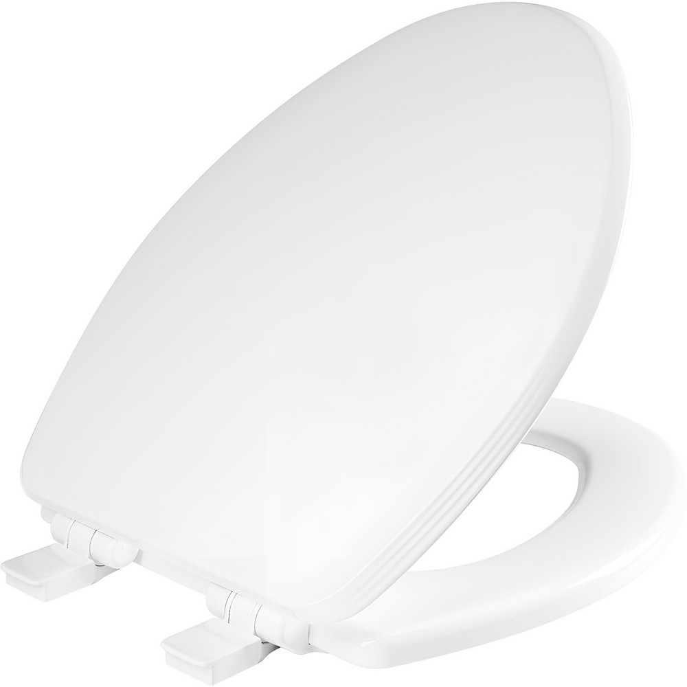 Bemis Toilet Seats; Type Closed, Standard; Style Elongated; Material Enameled Wood; Color