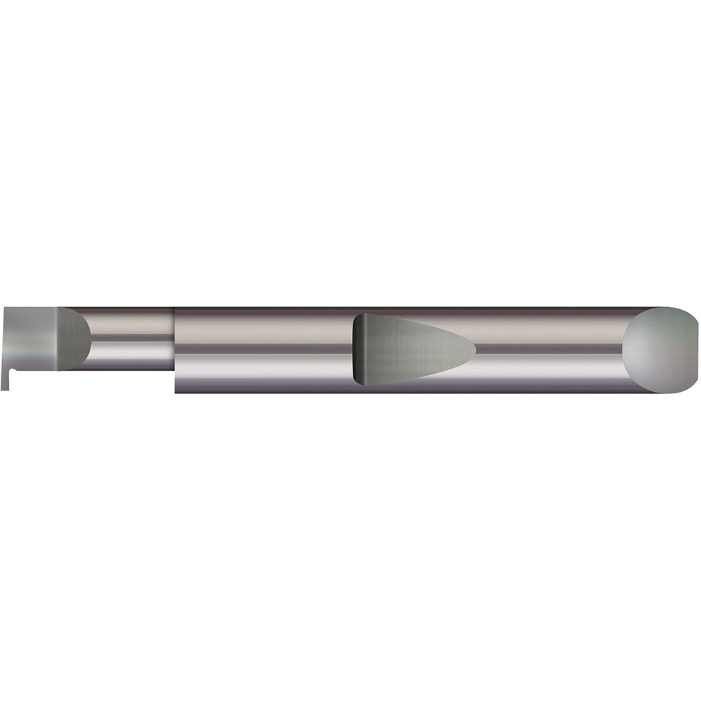 Grooving Tool: Interior, Right Hand, 0.3125" Shank Dia, 0.0380" Groove Width - Solid Carbide, Retaining Ring