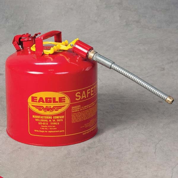 Eagle U251SX5 Safety Can: 5 gal, Steel 