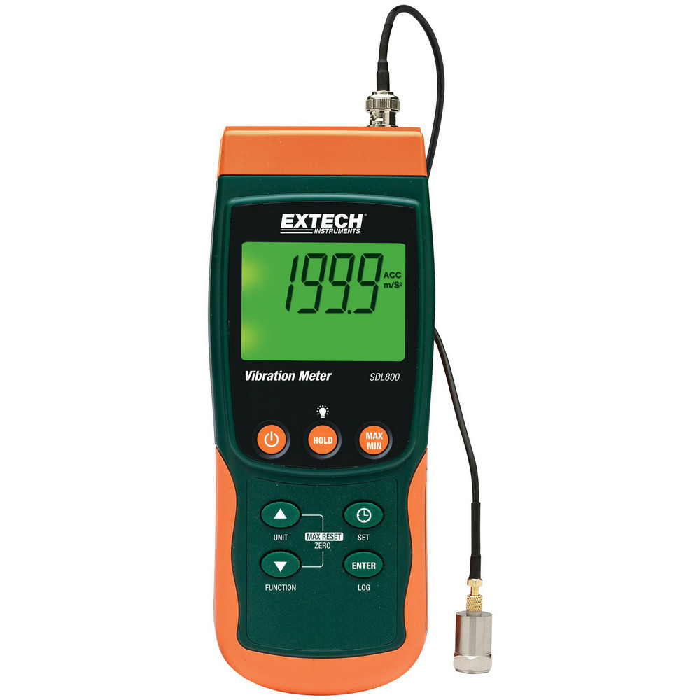 Extech - Vibration Meters: Meter Type: Vibration Meter Datalogger; Vibration  Measurement Range: 1Hz - 10Hz, 1-10; Display Type: LCD | MSC Direct