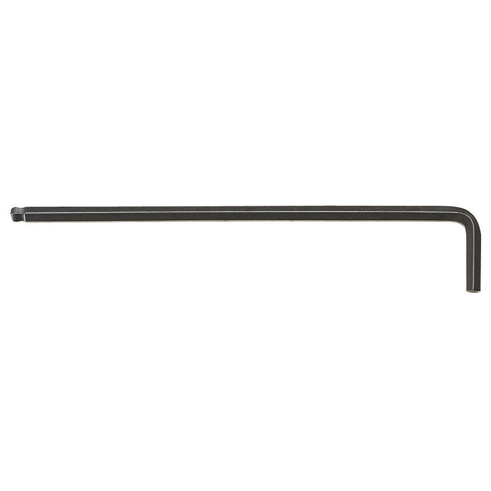 L-Handle Hex Key: 9/64", Ball End, Long Arm - 4" OAL, Steel