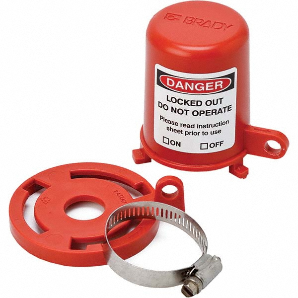 Brady Pneumatic Lockout 1 Padlocks Max, 0.37" Max Shackle Dia MSC