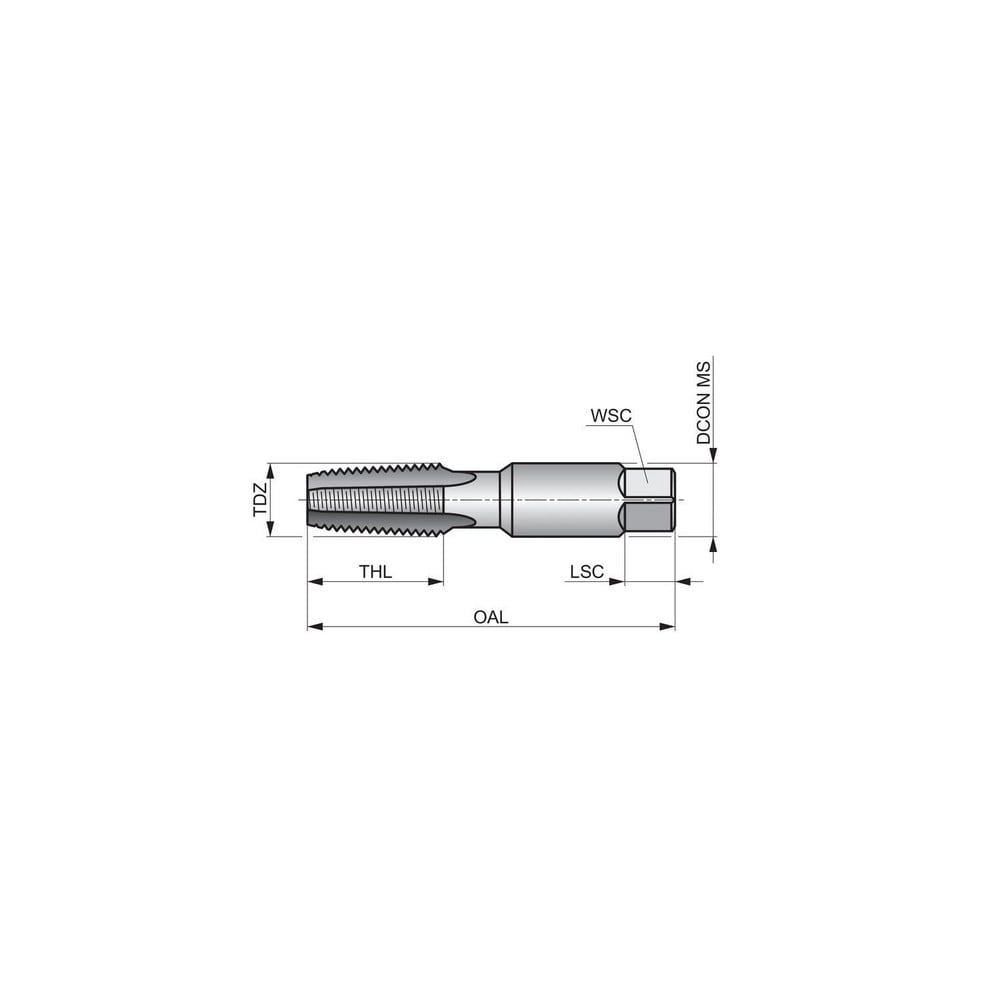 Union Butterfield Standard Pipe Tap 12 14 Npt Semi Bottoming 4