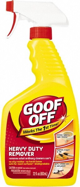 Adhesive Remover: Liquid, 22 oz Spray Bottle
