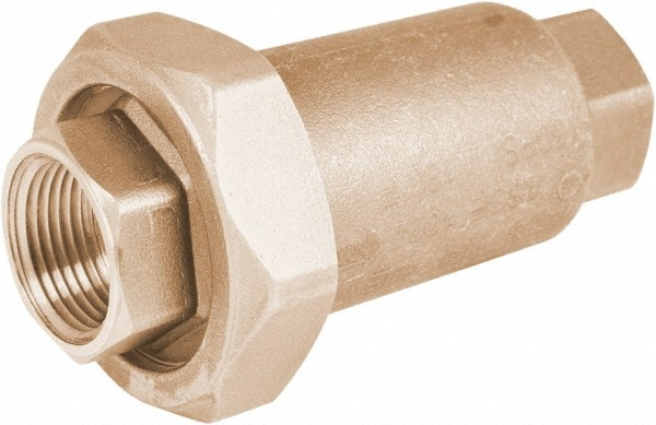 1 Thread, 150 psi WOG Rating, Brass Dual Check Backflow Preventer Valve