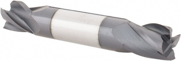 Made in USA 200-4500 Square End Mill: 1/2 Dia, 5/8 LOC, 1/2 Shank Dia, 3 OAL, 4 Flutes Image