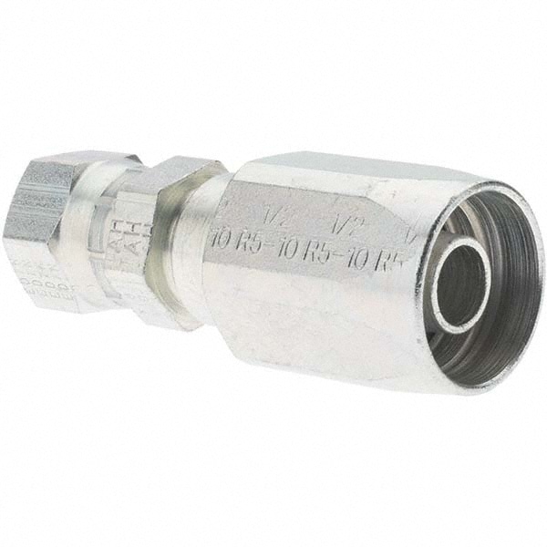 2 Piece, 3/4-16 JIC, Steel Reusable Hose Female Swivel Fitting