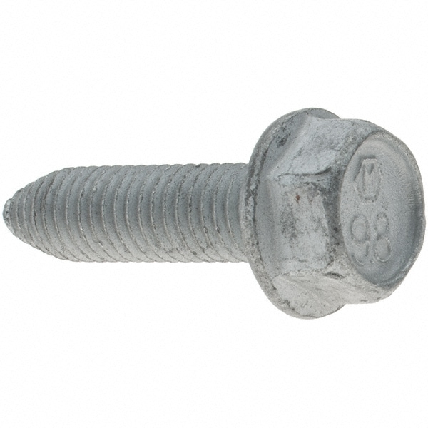 Hex Head Cap Screw: M8 x 1.25 x 30 mm, Grade 9.8 Steel, Zinc-Plated