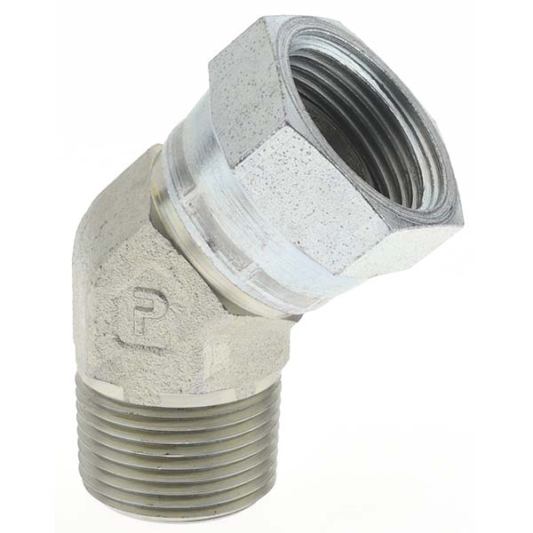 Parker Hydraulic Hose Swivel Fitting 12 mm, 3/414, 3,000 psi MSC