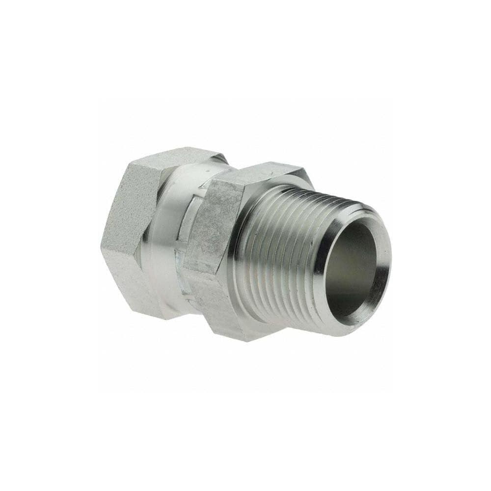 Parker - Hydraulic Hose Male NPT To Female NPT Swivel Fitting: 3/4, 3/4-14,  5,000 psi