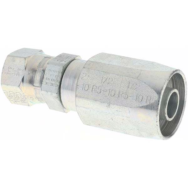 5 Piece, 3/4-16 SAE45, Reusable Hose Female Swivel Fitting