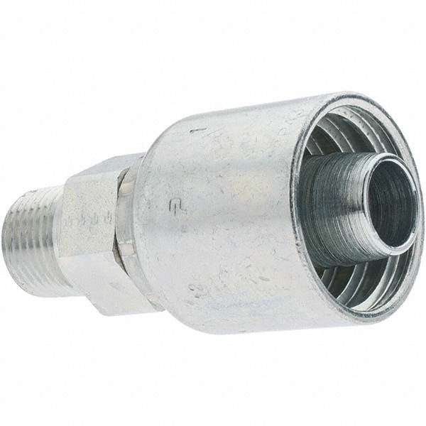 Parker - Hydraulic Hose Male Rigid Fitting: 0.75