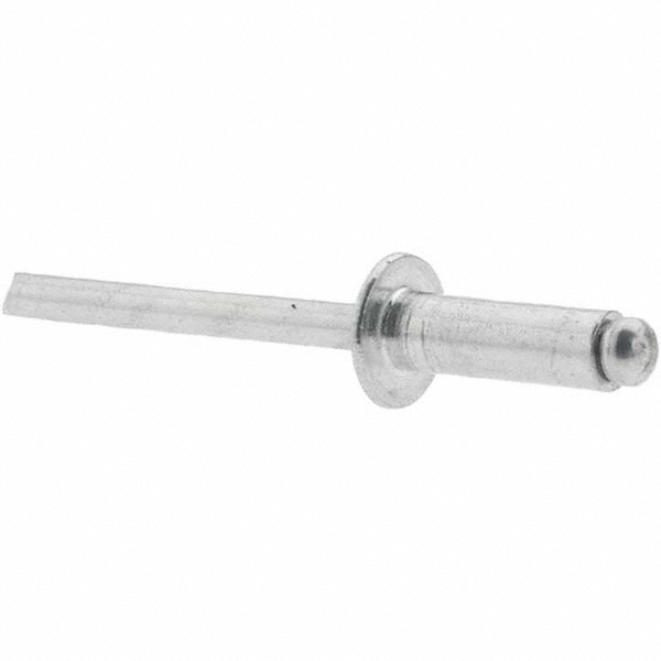 Value Collection Open End Blind Rivet Dome Head, Aluminum Body