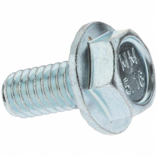 Hex Head Cap Screw: 5/16-18 x 5/8", Zinc-Plated