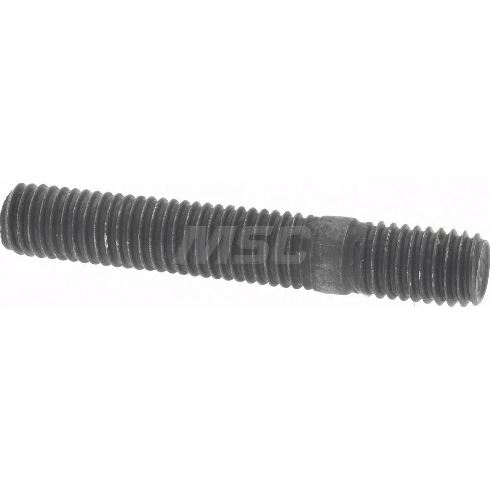 Unequal Double Threaded Stud: M10 x 1.5 Thread, 62 mm OAL