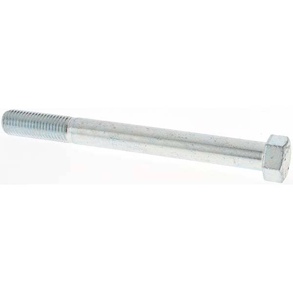 Value Collection Hex Head Cap Screw: M10 x 1.25 x 100 mm, Grade 8.8  Steel, Zinc-Plated 66443771 MSC Industrial Supply