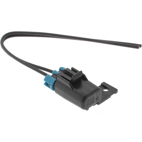 Automotive Fuse Holders; Fuse Type: Midget ; Max Amperage: 20A ; Color: Black ; Wire Size (AWG): #16 ; UNSPSC Code: 39121624