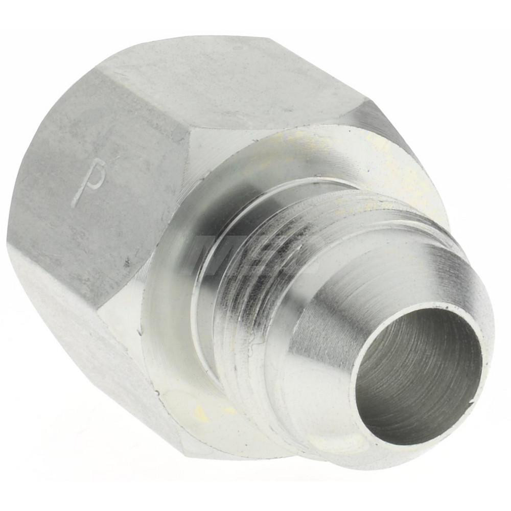 Parker 5/8" Tube OD x 5/8 x 1/2" Thread 37° Steel Flared Tube Reducer