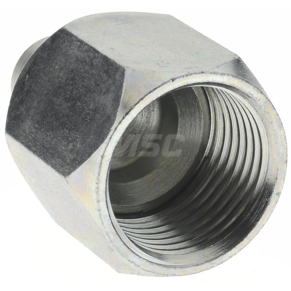 Parker 5/8" Tube OD x 5/8 x 3/8" Thread 37° Steel Flared Tube Reducer