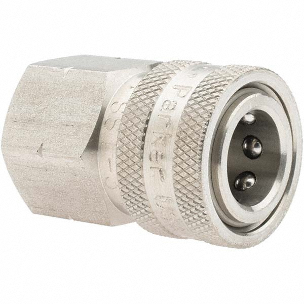 Parker Hydraulic Hose Coupler 6 mm, 3/818, 5,500 psi MSC