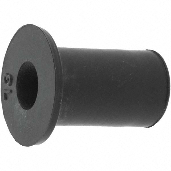 #10-32, 9/16" Diam Flange, Rubber Insulated Rivet Nut