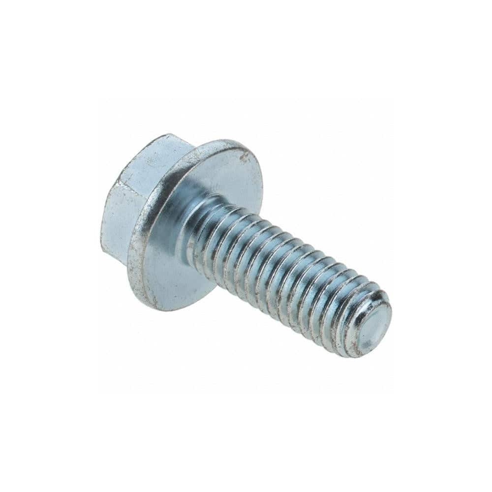 Value Collection Smooth Flange Bolt: M6 x Metric, 16 mm Length Under  Head, Fully Threaded 66460031 MSC Industrial Supply