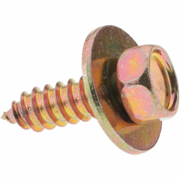 Sheet Metal Screw: Hex Washer Head, Hex