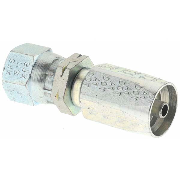 7/16-20 SAE45, Reusable Hose Female Swivel Fitting