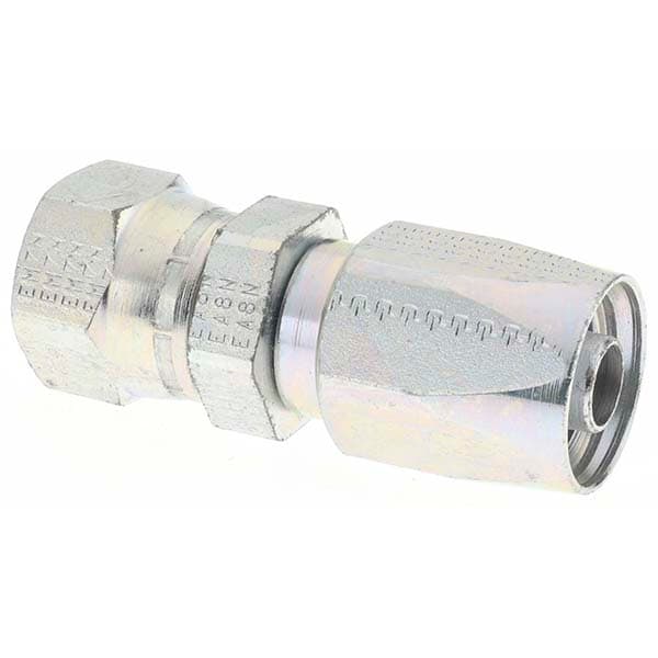 3/4-16 JIC, Reusable Hose Female Swivel Fitting
