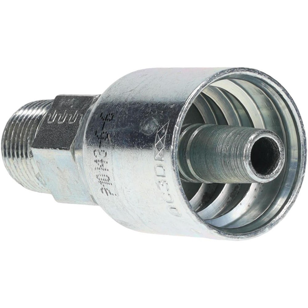 Parker - 20130-6-6 - 3/8-18 Inch NPT Hydraulic Reusable, Field Hose Fitting  R2