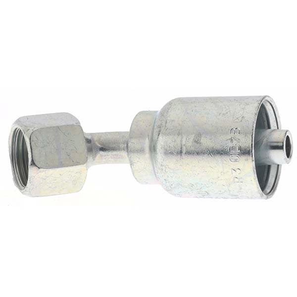 1J743-6-6 - Crimp Style Hydraulic Hose Fitting - 43 Series Fittings