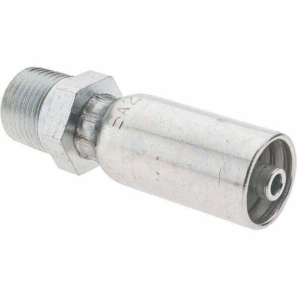 Parker - 1/4 Thread Stainless Steel Hydraulic Hose MPT Fitting ...