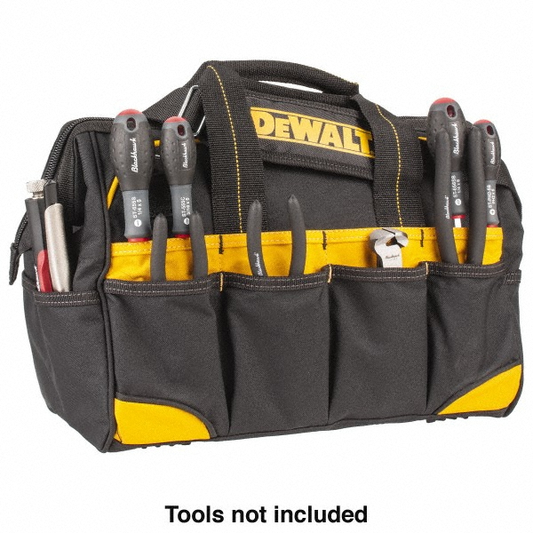 DeWALT 33 Pocket Black & Yellow Polyester Tool Bag 66503228 MSC