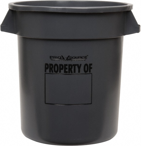 PRO-SOURCE - 10 Gal Gray Round Trash Can - 66506015 - MSC ...