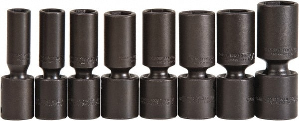 PROTO J72145 Deep Impact Socket Set: 8 Pc Image