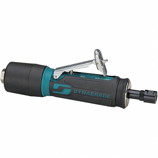 Air Die Grinder: 1/4" Collet, 1/4" Inlet - 30000 RPM, 0.40 hp, 23.00 CFM, Rear Exhaust