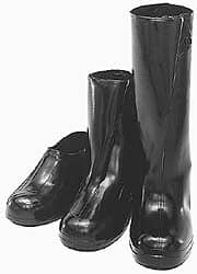 TINGLEY 1300-L Chemical-Resistant Overshoe: Rubber, Large 