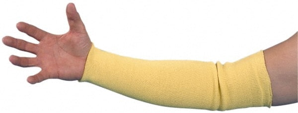 Cut & Puncture-Resistant Sleeves: Size Universal, Kevlar, Yellow