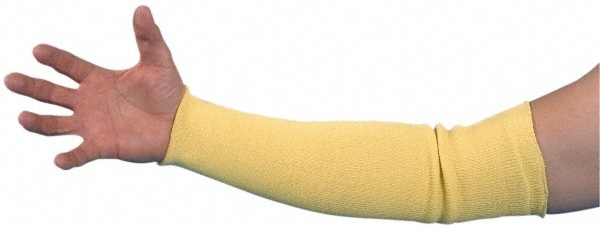 Cut & Puncture-Resistant Sleeves: Size Universal, Kevlar, Yellow