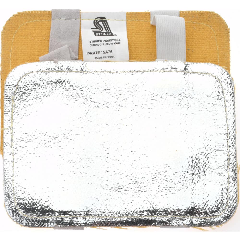 Steiner 15A80 Glove Pad: Silver, Aluminized Leather 