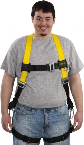 Miller 850-7/UYK Fall Protection Harnesses: 400 Lb, Construction Style, Size Universal, Polyester 