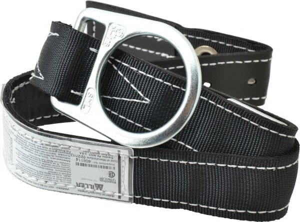 Miller 123N/XLBK Size XL, 42 to 50 Inch Waist, 1-3/4 Inch Wide, Single D Ring Style Body Belt 